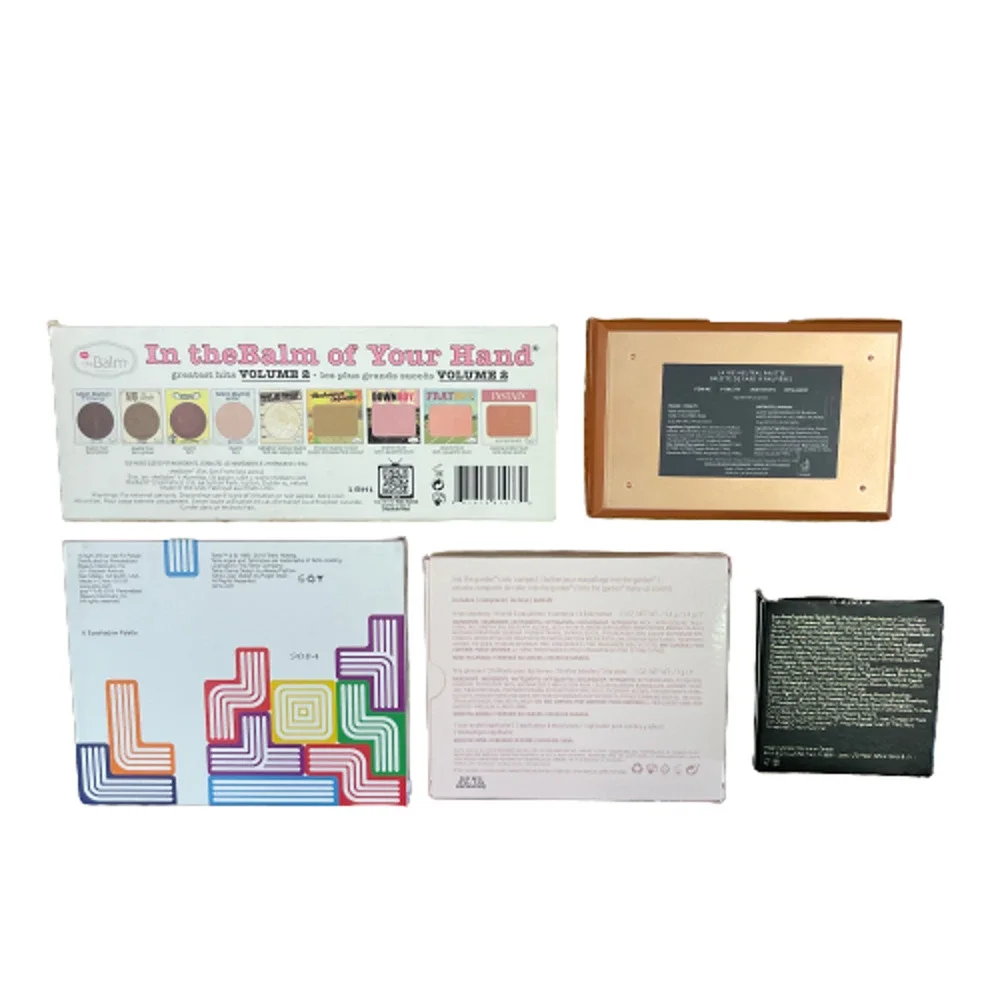 Lot of 5 Eyeshadows – Chella, Tetris x Ipsy, The Balm, Smith & Cult – NIB